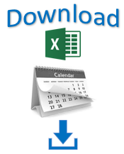 download excel calendar template