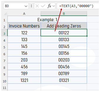 TEXT function in Excel.